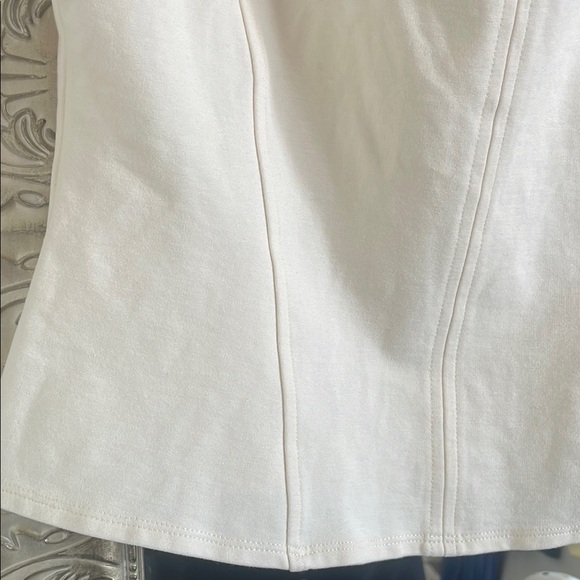 A NEW DAY Elegant Off- White Women's corset style Top-Medium - Picture 4 of 5